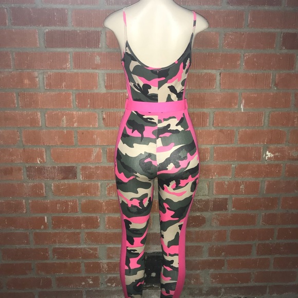 PINK TACTICAL JUMPSUIT